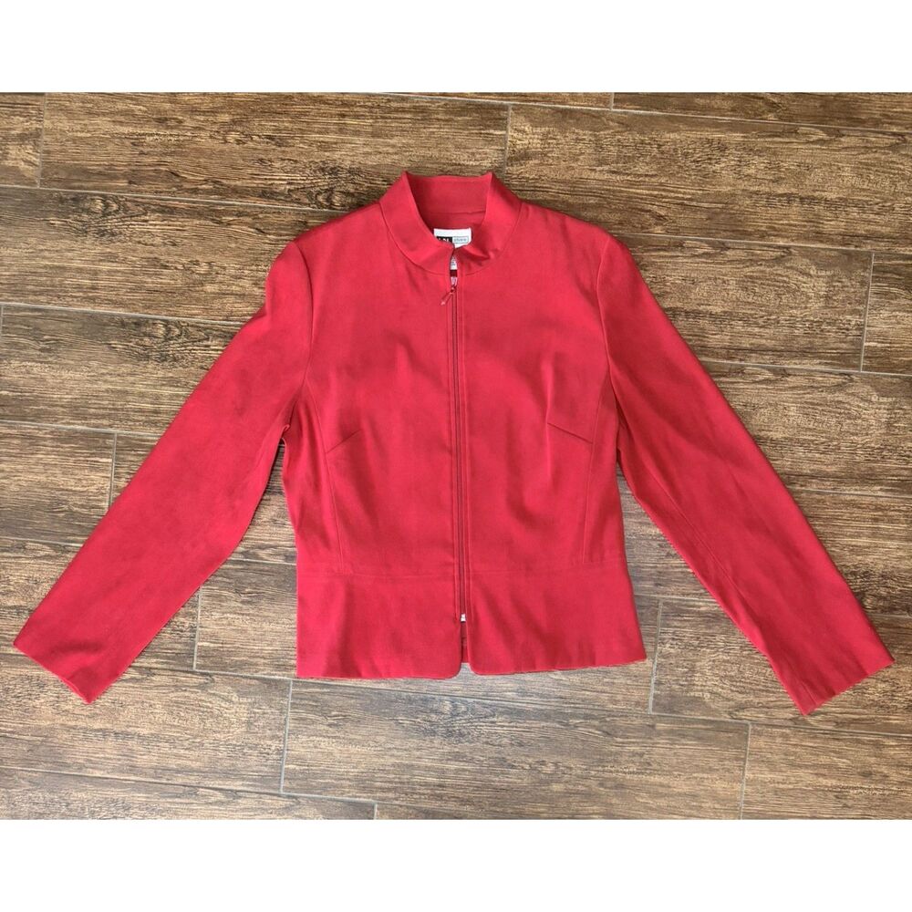 I.N. Studio Zip Jacket Cherry Red - 12